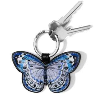Brighton Solstice Bloom Butterfly Key Fob Blues Accessory