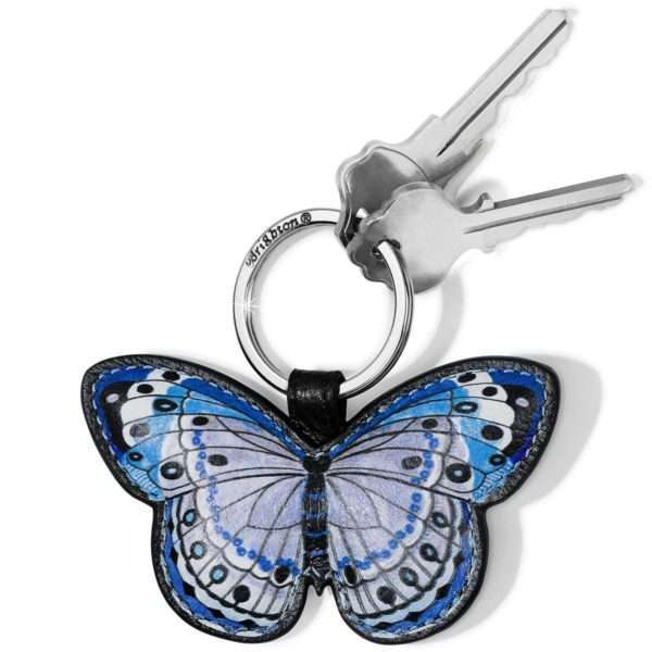 Brighton Solstice Bloom Butterfly Key Fob Blues Accessory