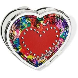 Brighton Love Bouquet Heart Compact Mirror Multi-Color Accessory