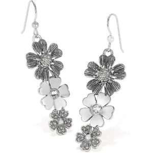 Brighton Flora French Wire Earrings Silver