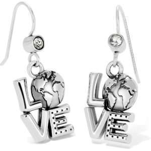 Brighton Love Earth French Wire Earrings Silver