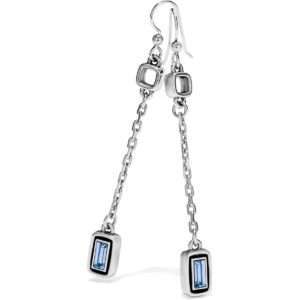 Brighton Emilie Drop French Wire Earrings Silver-Blue