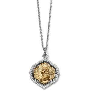 Brighton Joan Of Arc Necklace Silver-Gold