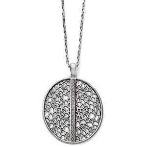 Brighton Fiji Sparkle Convertible Necklace Silver