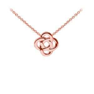 Wind & Fire Celtic Knot Dainty Necklace Rose