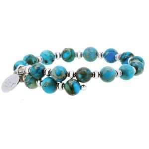 Wind & Fire Bracelet 8mm Imperial Jasper Wrap Bracelet