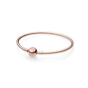 Pandora Moments Bangle, Rose Gold