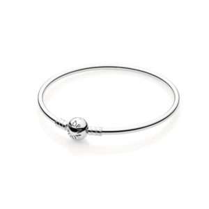 Pandora Moments Bangle, Sterling silver