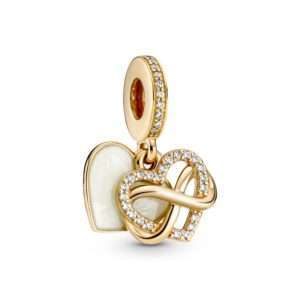 Pandora, Sparkling Infinity Heart Dangle Charm