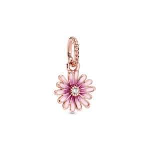 Pandora, Pink Daisy Flower Dangle Charm