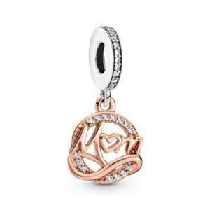 Pandora, Two-tone Mom Dangle Charm