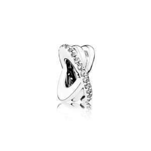 Pandora, Sparkling & Polished Lines Spacer Charm
