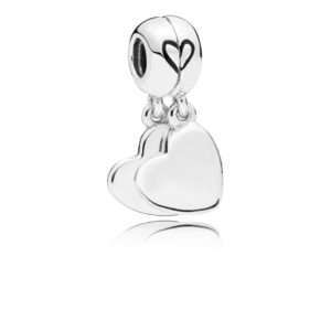 Pandora, Mother & Son Heart Split Dangle Charm