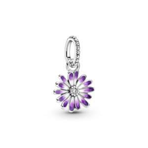 Pandora, Purple Daisy Dangle Charm