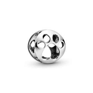 Pandora, Openwork Paw Print Charm