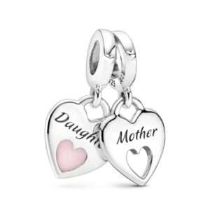 Pandora, Double Heart Split Dangle Charm
