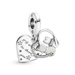 Pandora, Cats & Hearts Dangle Charm