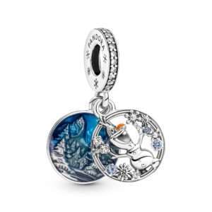 Pandora, Disney Frozen Snow Olaf Double Dangle Charm