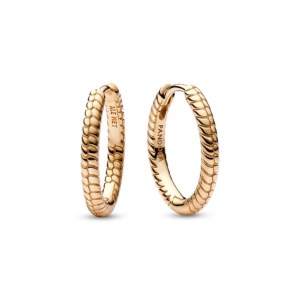 Pandora Moments Small Charm Hoop Earrings