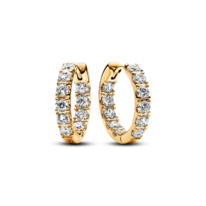 Pandora Sparkling Row Eternity Hoop Earrings