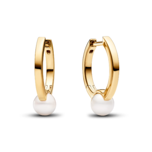 Pandora Treated Freshwater Cultured Pearl Hoop Earrings