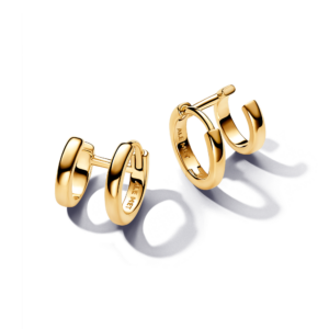 Pandora Double Huggie Hoop Earrings