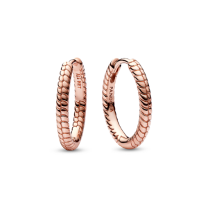 Pandora Moments Small Charm Hoop Earrings