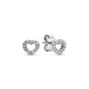 Pandora Open Heart Stud Earrings