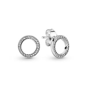 Pandora Sparkling Circle Stud Earrings