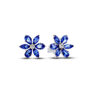 Pandora Sparkling Blue Herbarium Cluster Stud Earrings