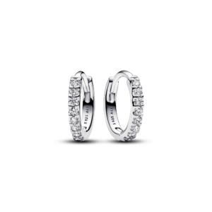 Pandora Sparkling Huggie Hoop Earrings