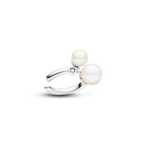 Pandora Duo Treated Freshwater Cultured Pearls Ear Cuff