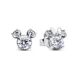 Pandora Disney Mickey Mouse & Minnie Mouse Sparkling Stud Earrings