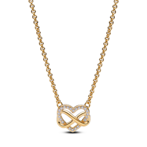 Pandora Sparkling Infinity Heart Collier Necklace
