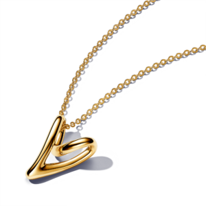 Pandora Organically Shaped Heart Pendant Necklace