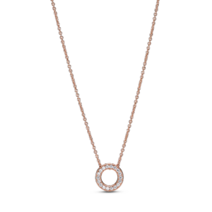 Pandora Logo PavÃ© Circle Collier Necklace