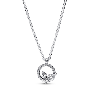 Pandora Sparkling Herbarium Circle & Cluster Pendant Necklace
