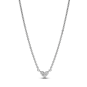 Pandora Triple Stone Heart Collier Necklace