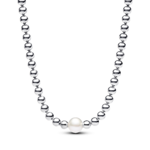 Pandora Treated Freshwater Cultured Pearl & Beads Collier Necklace