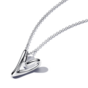 Pandora Organically Shaped Heart Pendant Necklace