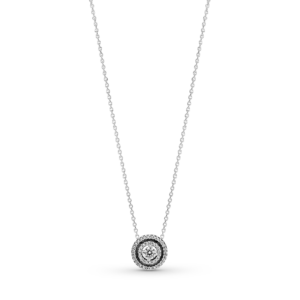 Pandora Sparkling Double Halo Collier Necklace