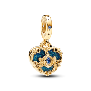 Pandora Disney Cinderella's Carriage & Heart Double Dangle Charm