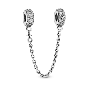 Pandora Sparkling PavÃ© Safety Chain Charm