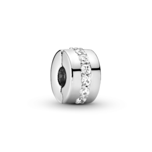 Pandora Clear Sparkling Row Clip Charm