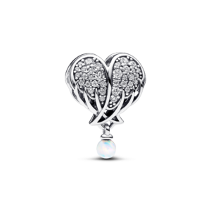 Pandora Sparkling Angel Wings & Heart Charm