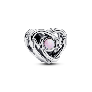 Pandora Openwork Mum & Heart Charm