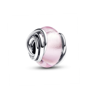 Pandora Encircled Pink Murano Glass Charm