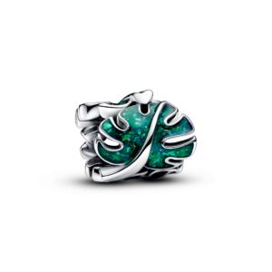 Pandora Green Monstera Leaves Charm