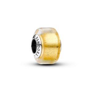 Pandora Golden Mini Murano Glass Charm