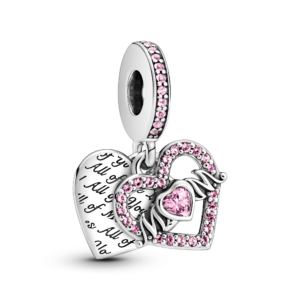 Pandora Heart & Mum Dangle Charm